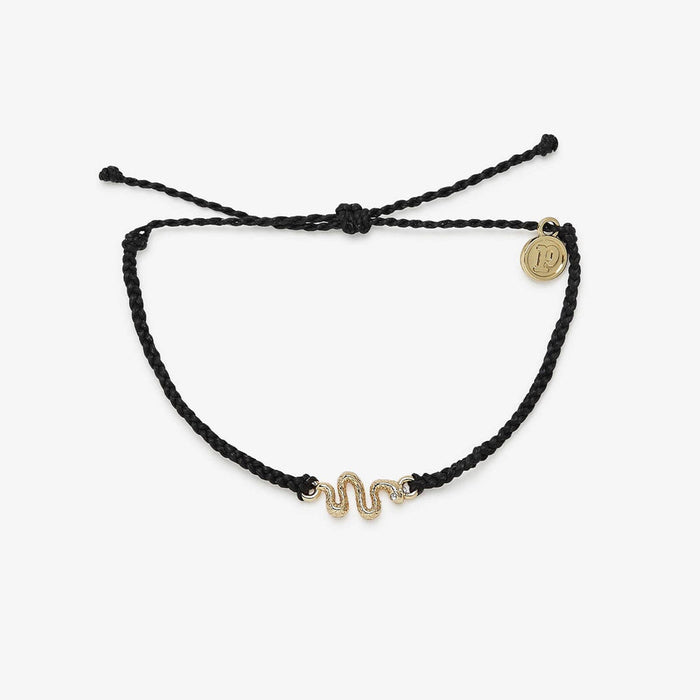 Snake Gold Charm Bracelet PuraVida