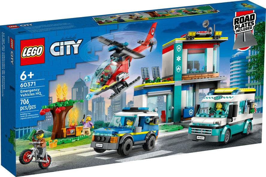 LEGO 60371 Emergency Vehicles HQ V39 City Police