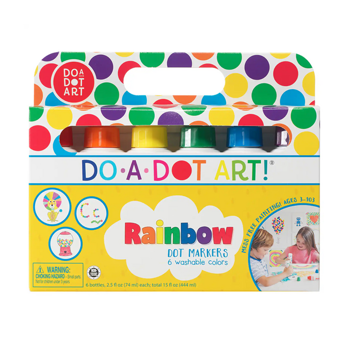 Rainbow 6 Pack Dot Markers