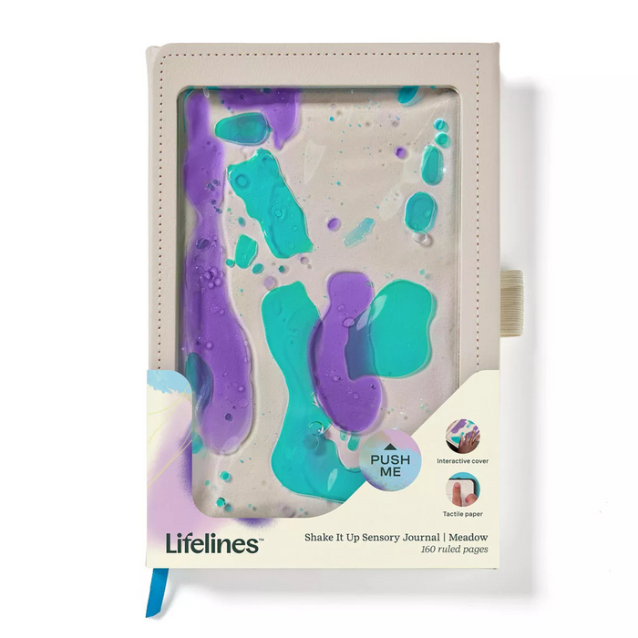 "Shake It Up: Meadow" Sensory Journal with Tactile Cover and Embossed Paper