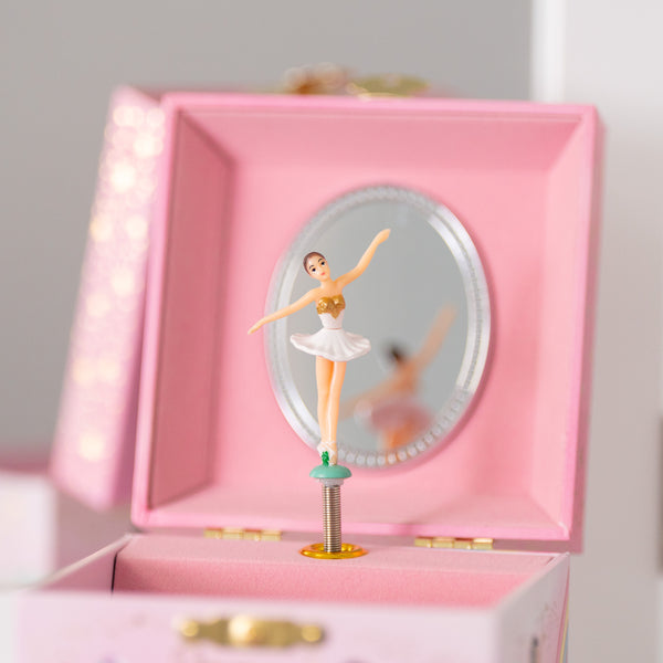 Ballerina Square Jewelry Box with 1 Drawer