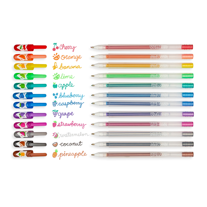 Yummy Glitter Gel Scented Pens