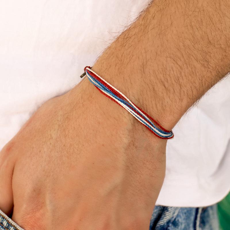 Red White and Blue PuraVida Bracelet