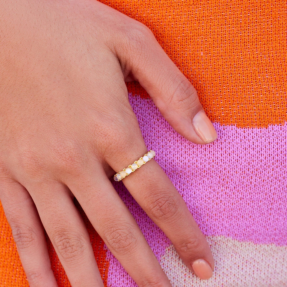 Gold Ombre Stone Ring