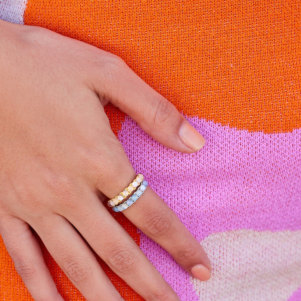 Gold Ombre Stone Ring