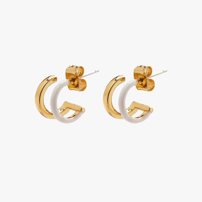 Double Hoop Huggie Earrings PuraVida