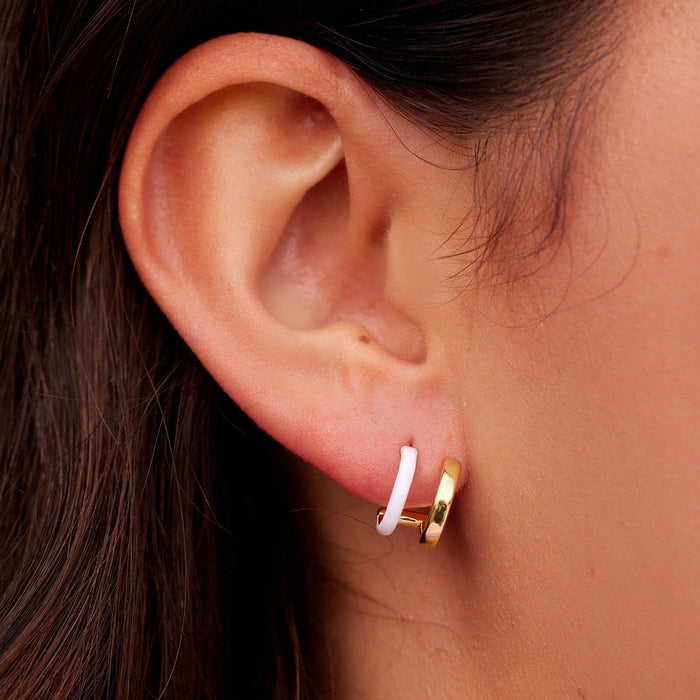 Double Hoop Huggie Earrings PuraVida
