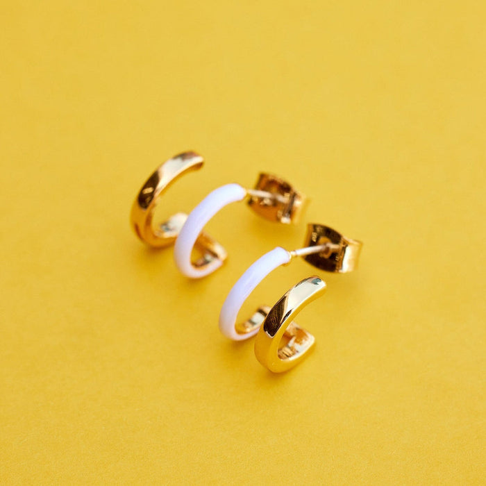 Double Hoop Huggie Earrings PuraVida