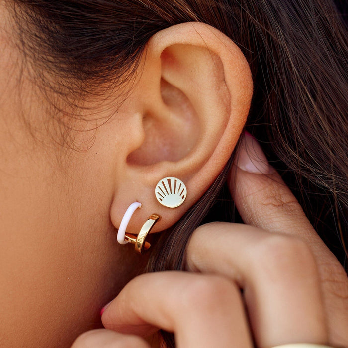 Double Hoop Huggie Earrings PuraVida