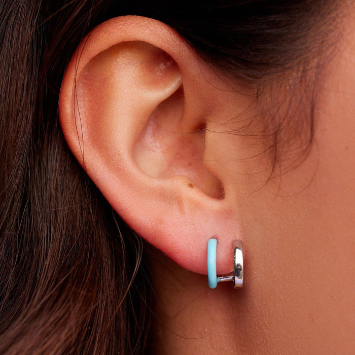 Double Hoop Huggie Earrings PuraVida