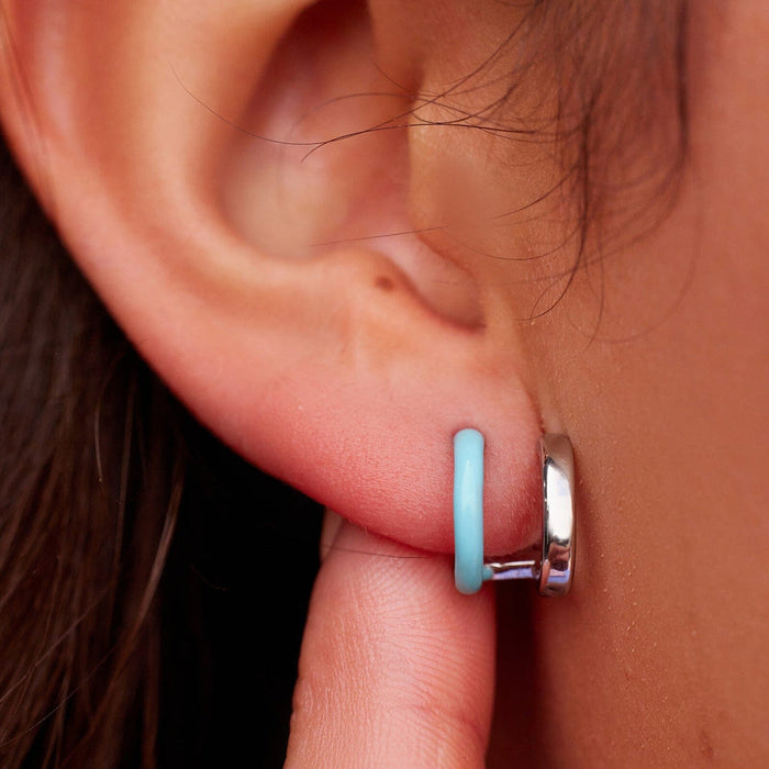 Double Hoop Huggie Earrings PuraVida