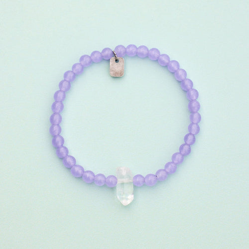 Amethyst Intention Stretch Bracelet