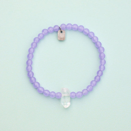 Amethyst Intention Stretch Bracelet