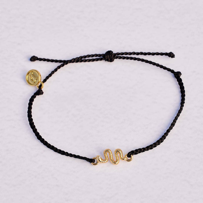 Snake Gold Charm Bracelet PuraVida
