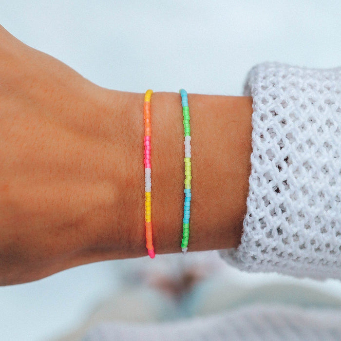 Neon Ombre Seed Bead Bracelet PuraVida