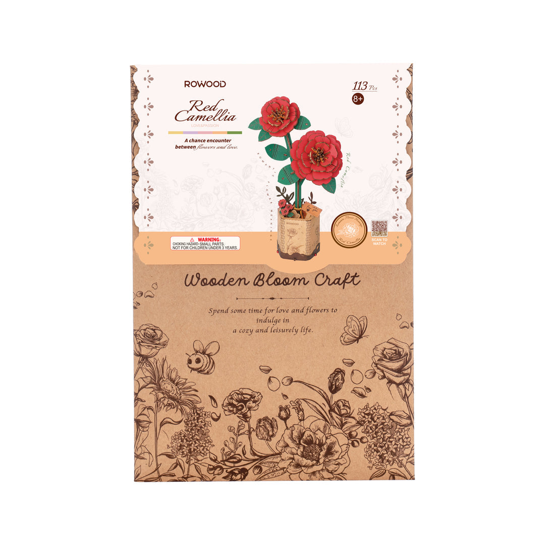 DIY Camelia Miniature Bloom Craft Kit