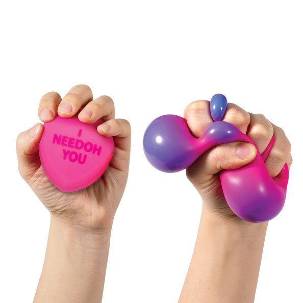 Needoh Squeeze Color Changing Heart