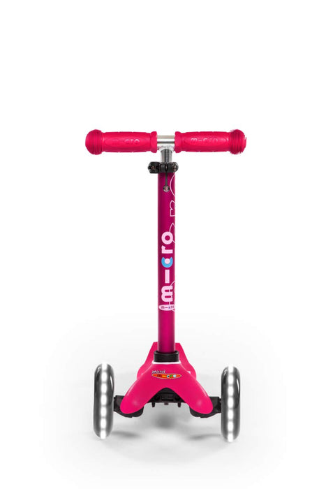 LED Mini Deluxe PINK Kick Scooter