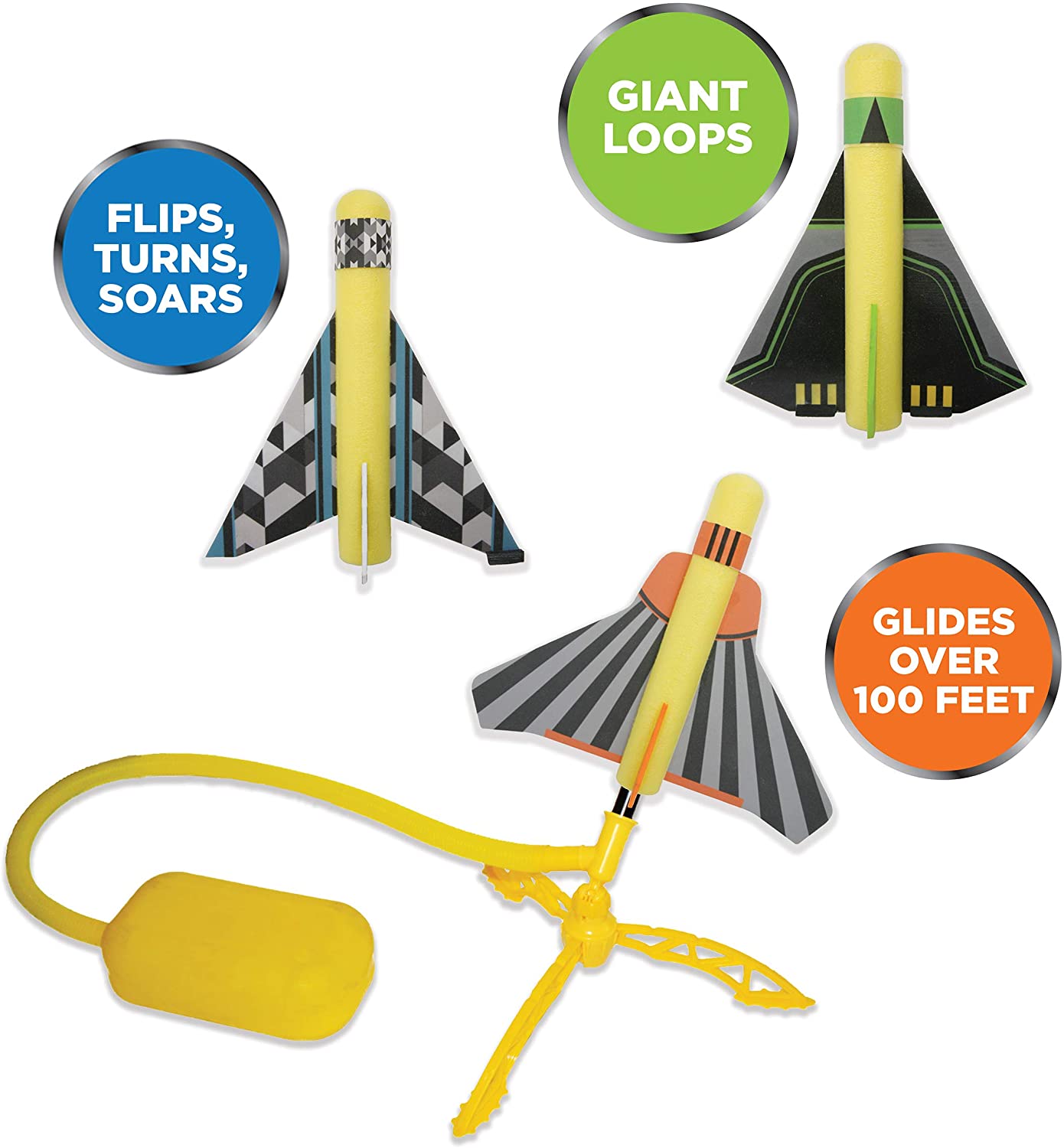 Stunt Plane Stomp Rocket
