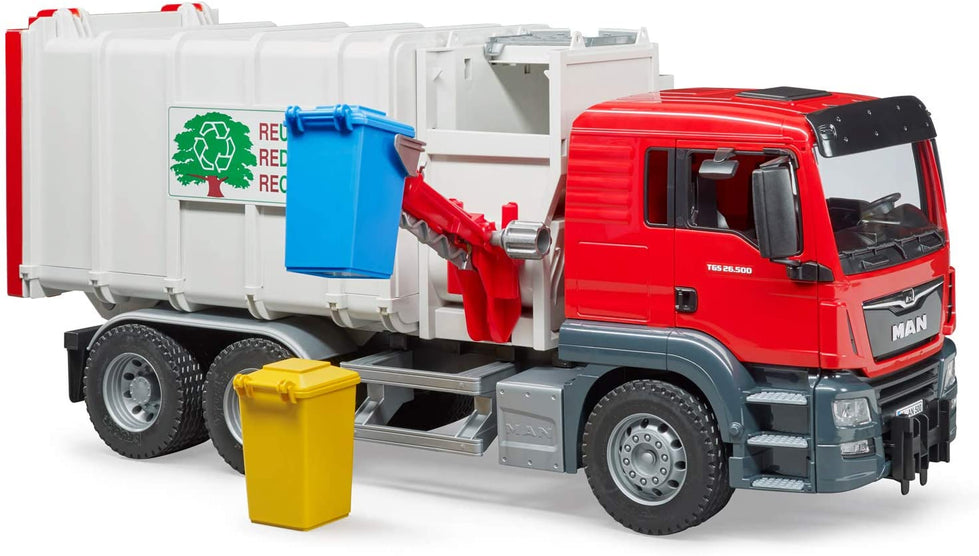 Bruder Man Loading Garbage Truck