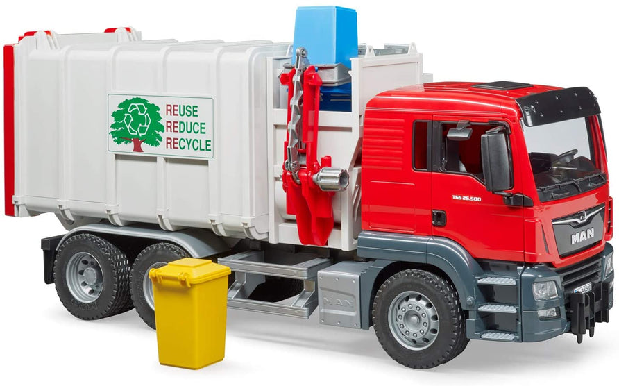 Bruder Man Loading Garbage Truck