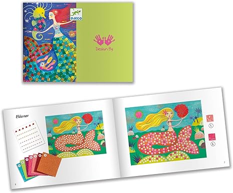 The Mermaid's Song Sticker and Jewel Mosaic Craft Kit