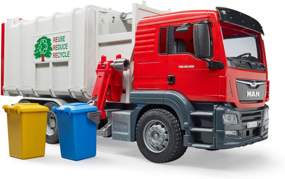 Bruder Man Loading Garbage Truck