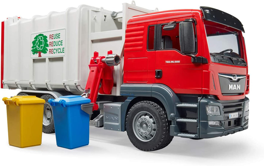 Bruder Man Loading Garbage Truck