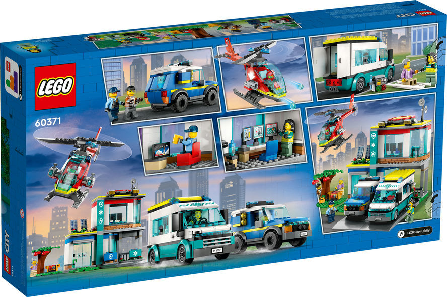 LEGO 60371  Emergency Vehicles HQ V39  City Police
