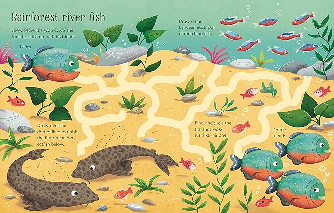 Wipe Clean Aquarium Activity Book