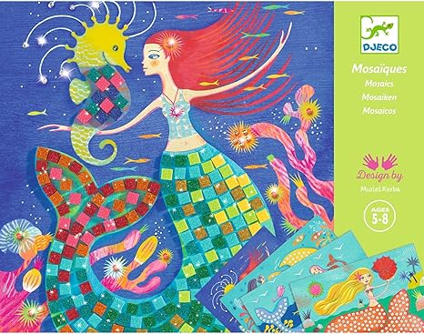 The Mermaid's Song Sticker and Jewel Mosaic Craft Kit