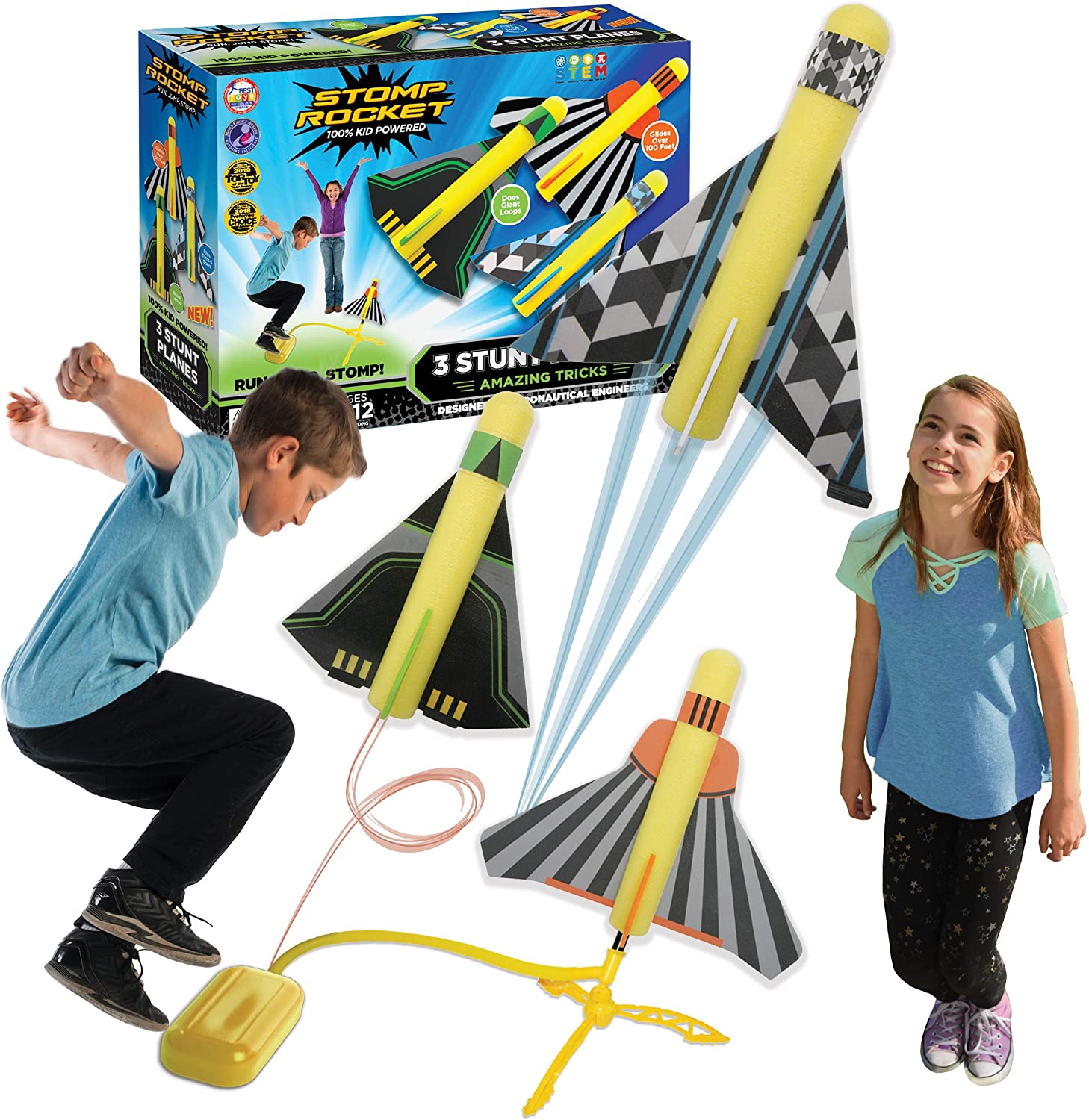 Stunt Plane Stomp Rocket