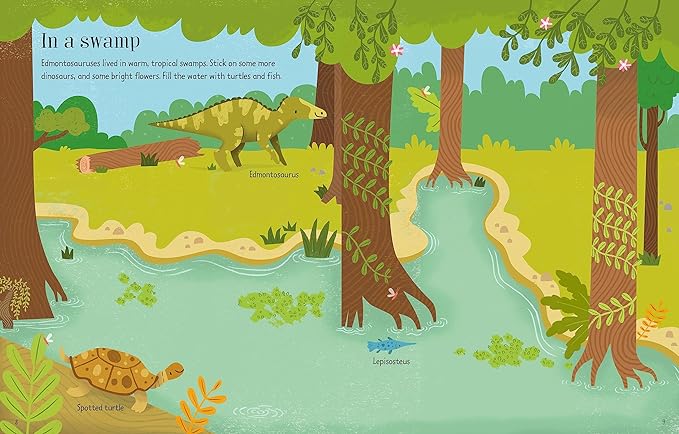 Little Dinosaur Sticker Book