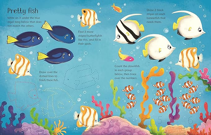 Wipe Clean Aquarium Activity Book