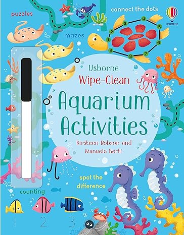 Wipe Clean Aquarium Activity Book