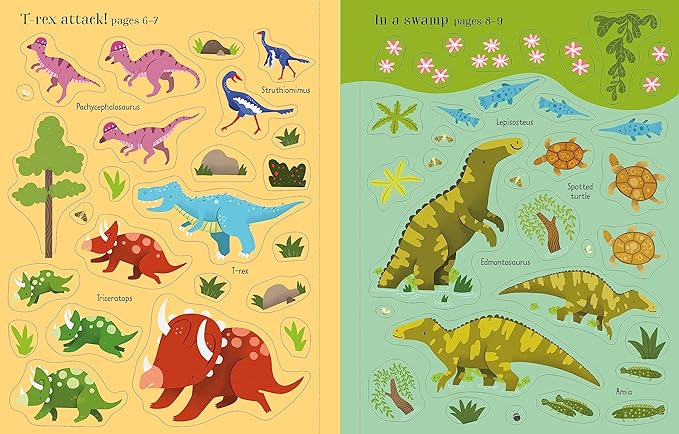 Little Dinosaur Sticker Book