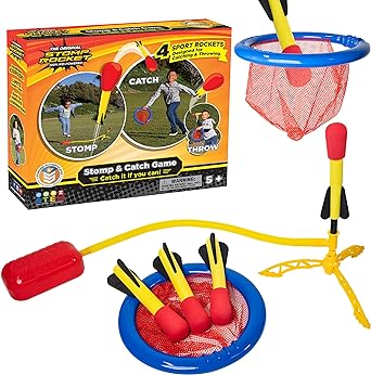Stomp Rocket Stomp and Catch Rocket Launcher Game