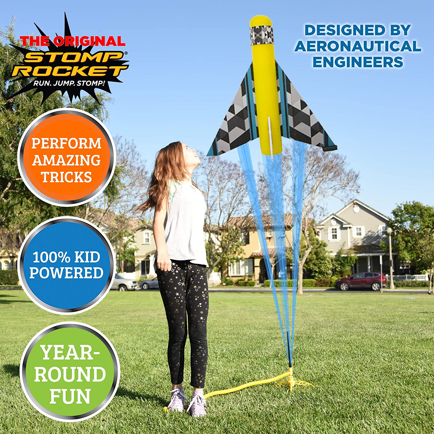 Stunt Plane Stomp Rocket
