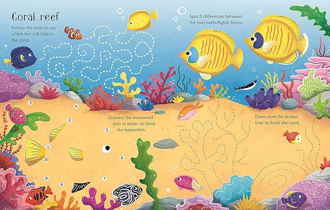 Wipe Clean Aquarium Activity Book
