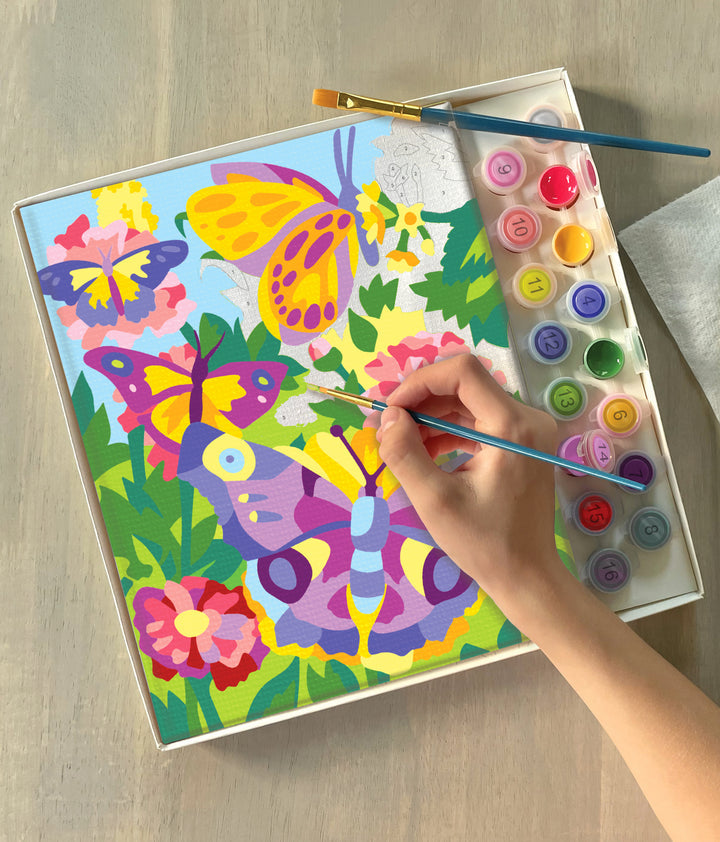 iHeartArt Paint by Numbers Butterflies and Blooms