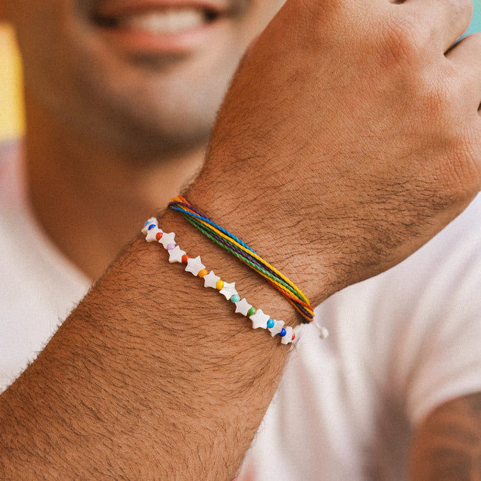 Serena Star Bead Stretch PuraVida Bracelet