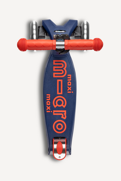 LED Foldable Maxi Deluxe NAVY BLUE Kick Scooter