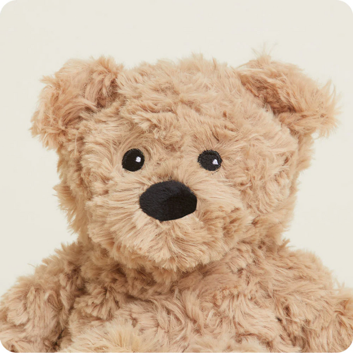 Brown Curly Bear Junior Warmie
