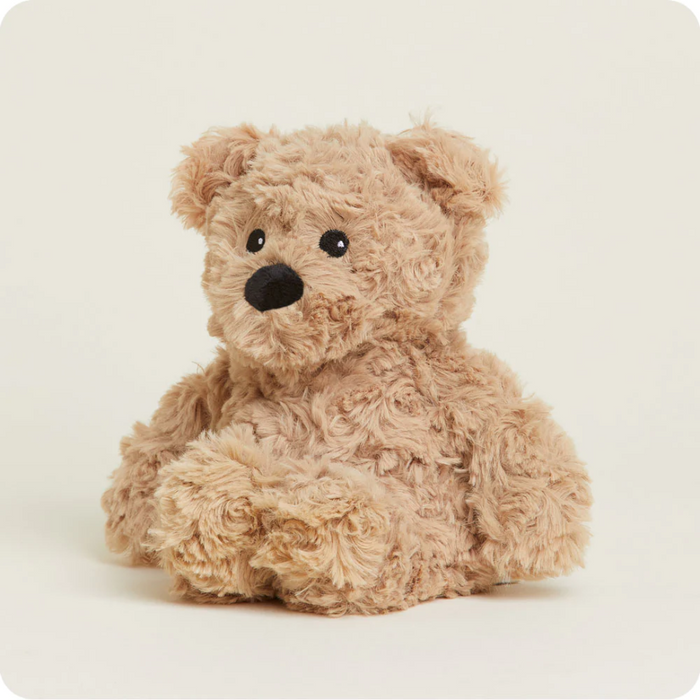Brown Curly Bear Junior Warmie