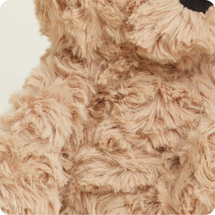 Brown Curly Bear Junior Warmie