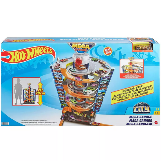 Hot Wheels City Mega Garage Playset and Track