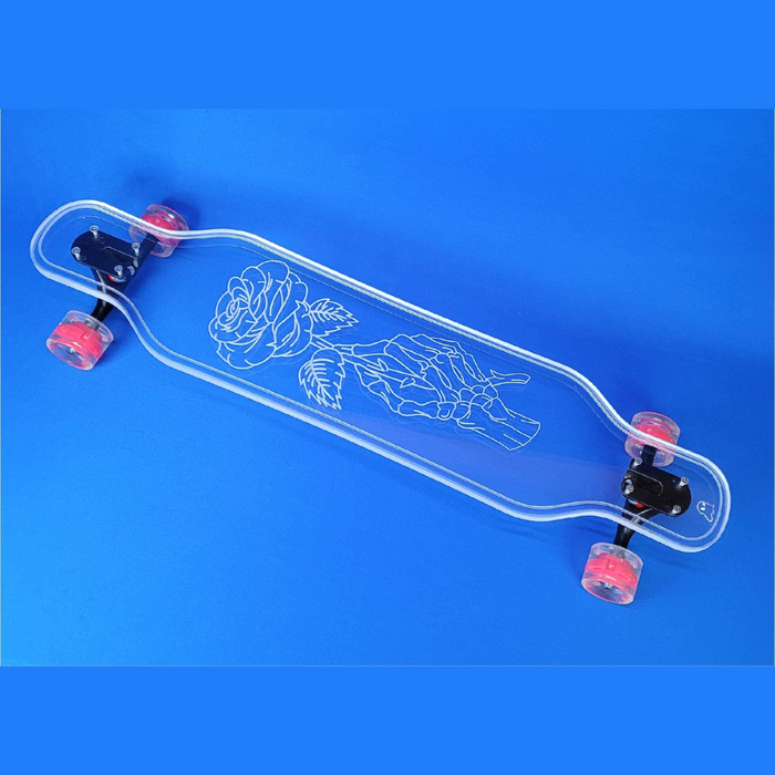 Clear LED Ghost Board Skateboards