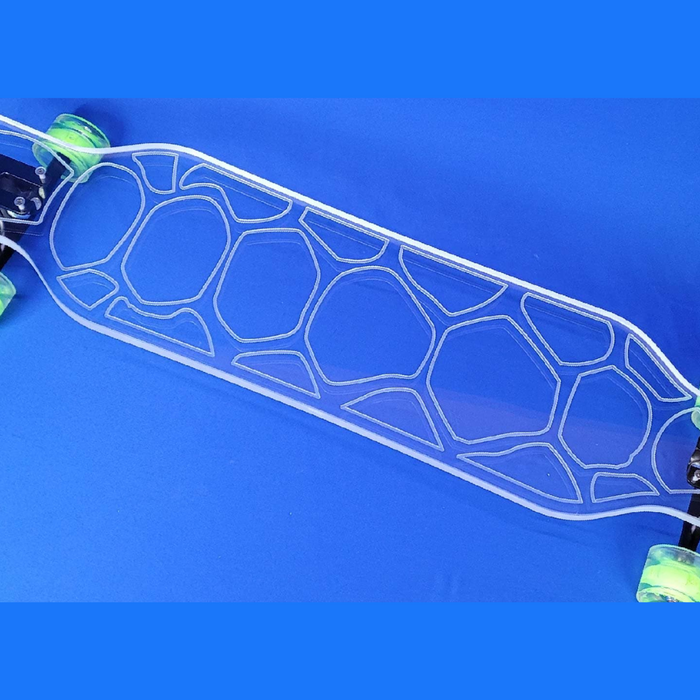Clear LED Ghost Board Skateboards