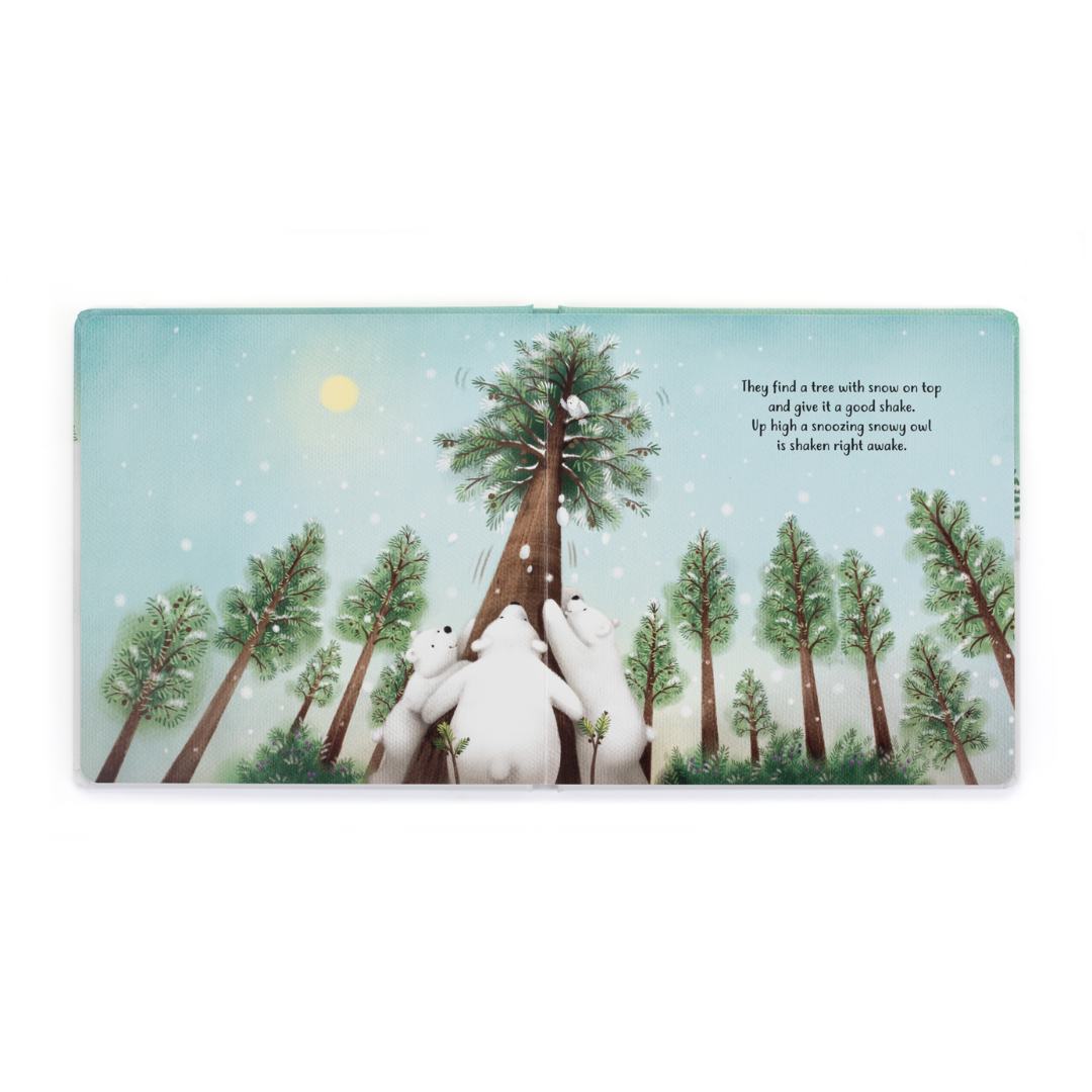 The Playful Polar Bears Book JellyCat