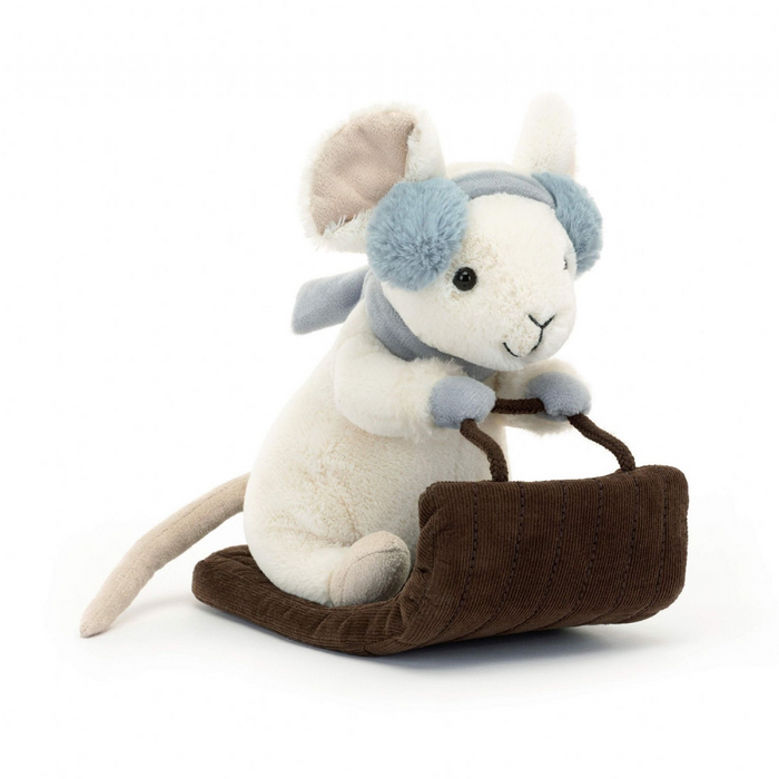 Merry Mouse Sleighing JellyCat